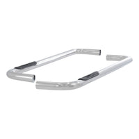 3" Round Polished Stainless Side Bars Select Chevrolet GMC C K