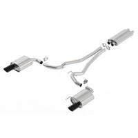 Borla 1014040BC | Borla Touring Cat-Back  Exhaust System for 2015-2017 Ford Mustang GT/GT Convertible 5.0L V8, Automatic and Manual Transmission. Rear Wheel Drive 2-Door, EC-Type certification.