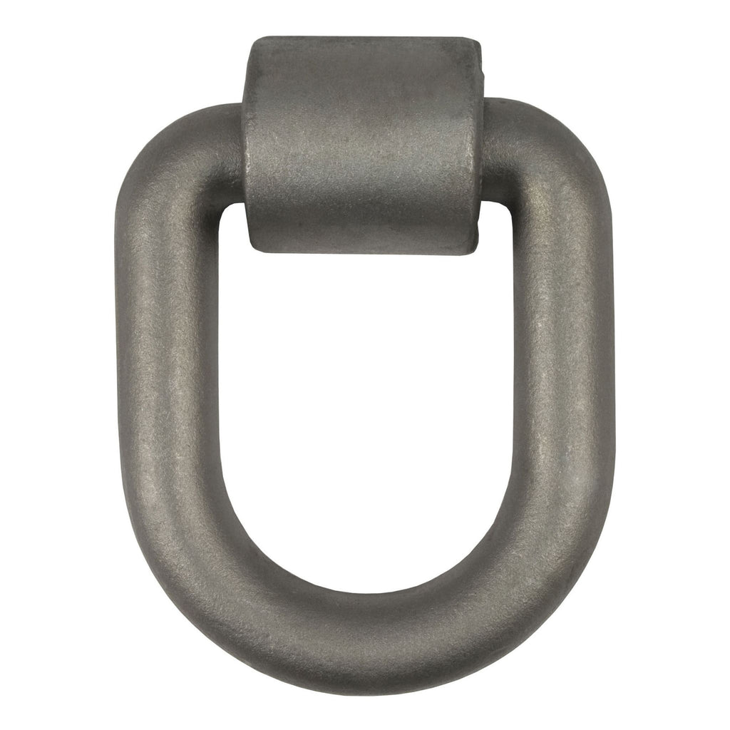 3"x 4" Weld-On Tie-Down D-Ring (15587 lbs Raw Steel)