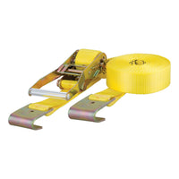 27' Yellow Cargo Strap with Flat Hooks (3333 lbs.)