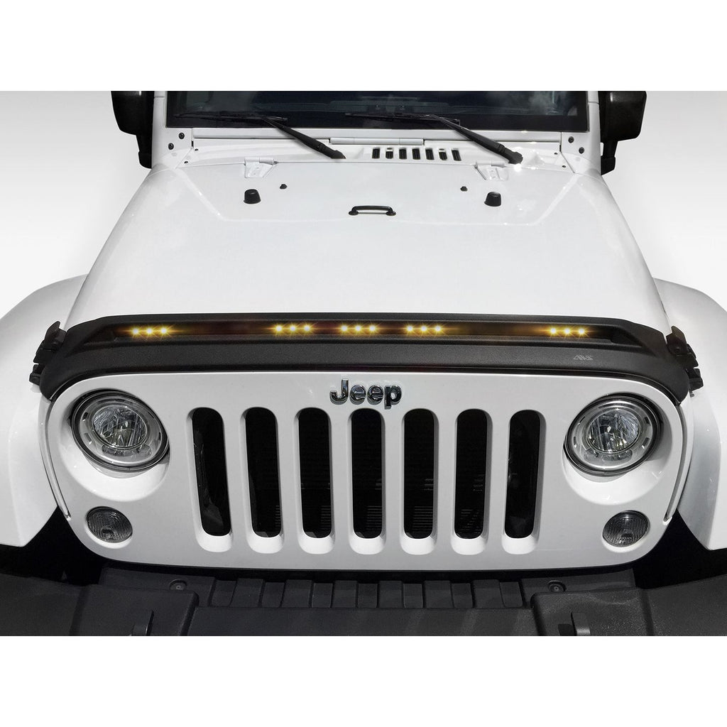 Auto Ventshade (AVS) 753060 Aeroskin LightShield™ Hood Protector for 2007-2018 Jeep Wrangler JK
