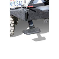 AMP Research 75311-01A BedStep Retractable Bumper Step for 2007-2018 Jeep Wrangler JK 2-Door (Compatible with some factory and aftermarket bumpers)