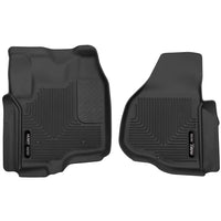Husky Liners 53321 | Husky Liners Front Floor Liners, Fits 12-16 SUPER DUTY F250/F350/F450 EXT/SUPER CAB/CREW CAB X-ACT FLOOR LINER BLACK