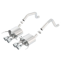 Borla 11910 | Borla S-Type Axle-Back Exhaust System for 2015-2017 Chevrolet Corvette ZO6/2017-2018 Grand Sport 6.2L V8 Automatic; Manual Transmission; Rear Wheel Drive (RWD) 2-Door. WITHOUT NPP Dual Mode Exhaust.