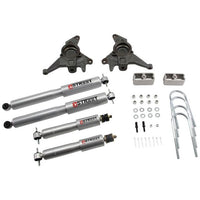 BELLTECH 624SP LOWERING KITS  Front And Rear Complete Kit W/ Street Performance Shocks 1998-2003 Chevrolet Blazer/Jimmy 6 cyl. (incl Extreme) 2 in. F/2 in. R drop W/ Street Performance Shocks