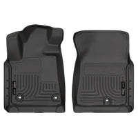 Husky Liners 18561 | Husky Liners Front Floor Liners, Fits 12-C TUNDRA (ALL CAB STYLES W/FACTORY TWIST-LOCK FASTENERS) FRONT FLOOR LINERS BLACK