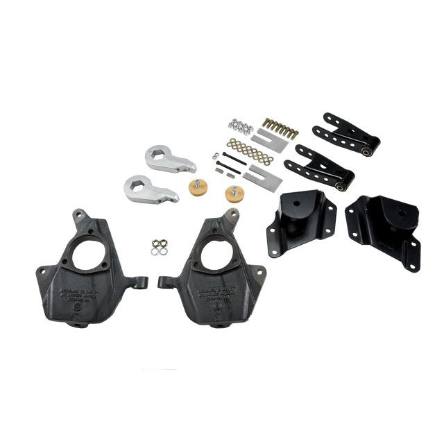 BELLTECH 656 LOWERING KITS  Front And Rear Complete Kit W/O Shocks 2005-2006 Chevrolet Silverado/Sierra (Std Cab w/ Factory Front Torsion bar) 3 in. or 4 in. F/4 in. R drop W/O Shocks