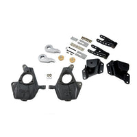 BELLTECH 656 LOWERING KITS  Front And Rear Complete Kit W/O Shocks 2005-2006 Chevrolet Silverado/Sierra (Std Cab w/ Factory Front Torsion bar) 3 in. or 4 in. F/4 in. R drop W/O Shocks