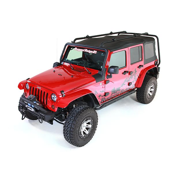 Rugged Ridge 11703.02 | Sherpa Roof Rack, 4 Door; 07-16 Jeep Wrangler JKU