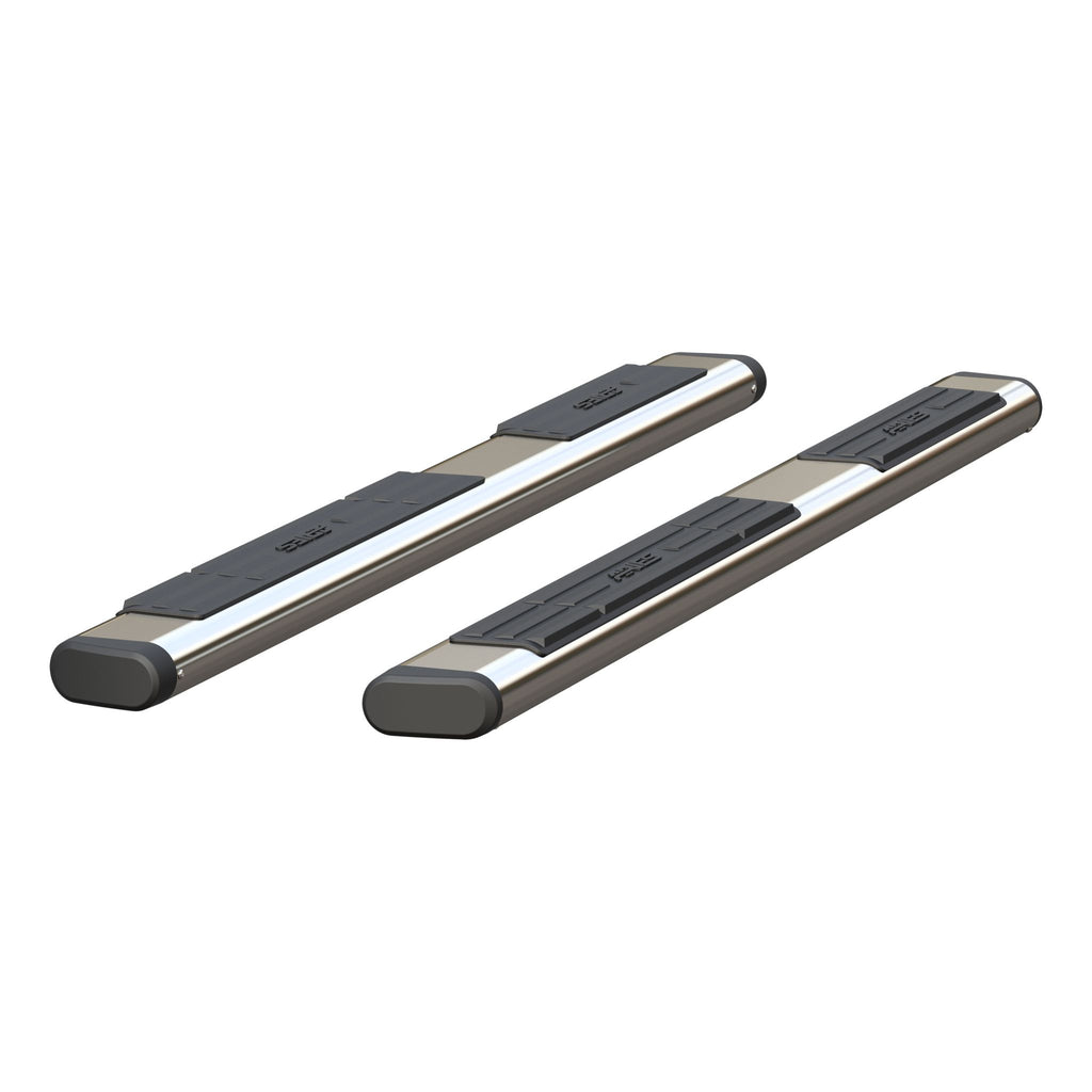 6" x 75" Polished Stainless Oval Side Bars (No Brackets)