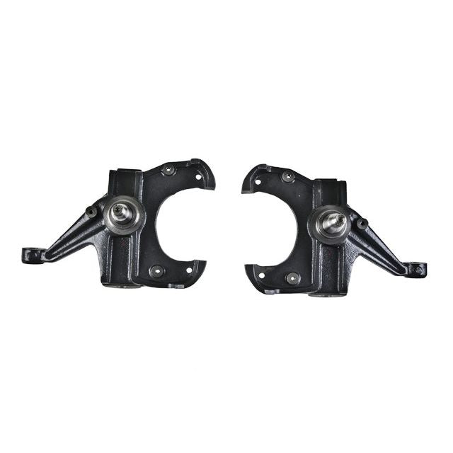 BELLTECH 3100 DROP SPINDLE SET 3 in. Drop Spindle Set 1973-1987 Chevrolet C10 (Heavy duty brake w/ 1.25 thick rotor) 73-91 Suburban 3 in. Drop Spindle