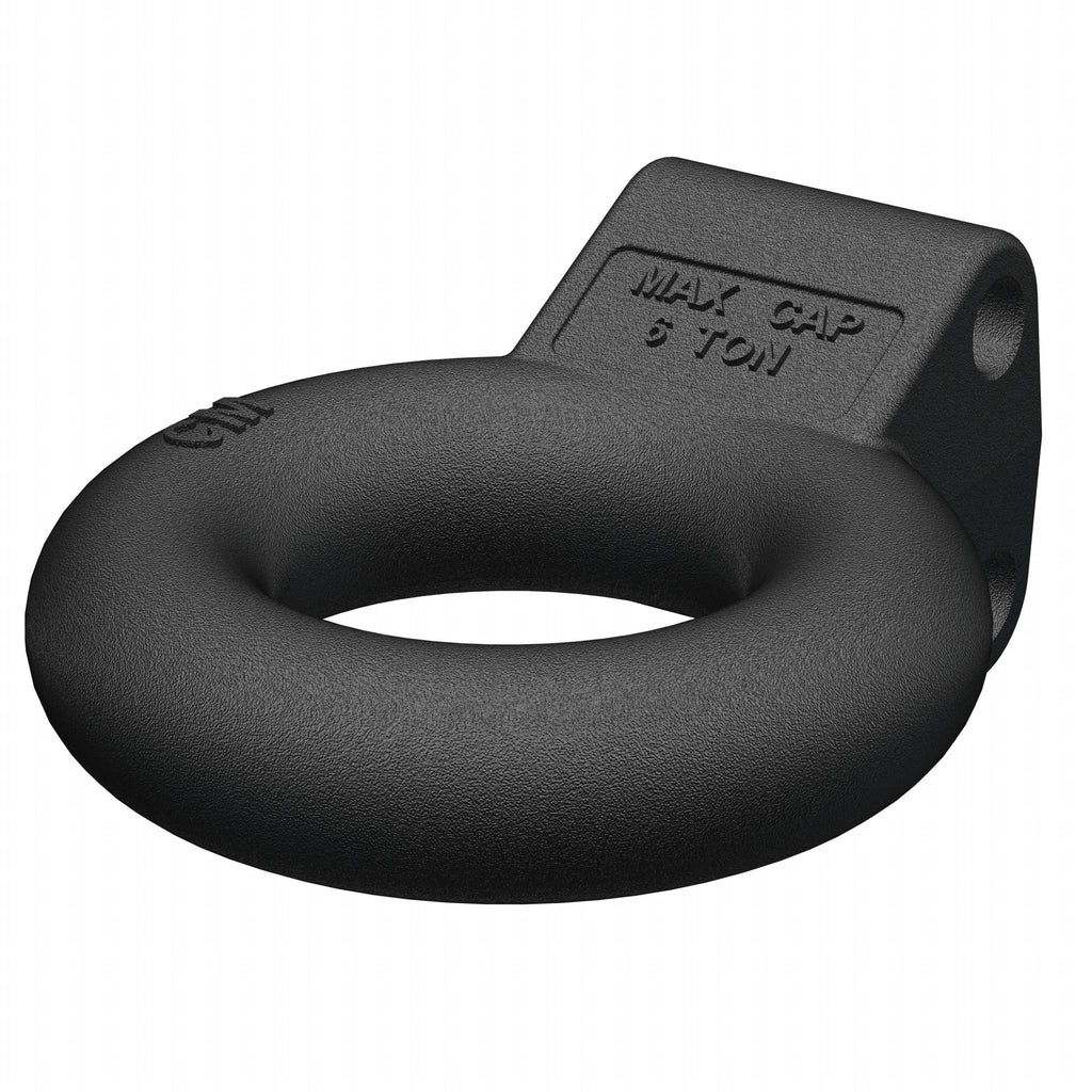 Channel-Style Lunette Ring (12000 lbs. 3" I.D. Black)