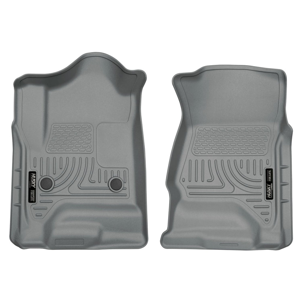 Husky Liners 18232 | Husky Liners Front Floor Liners, Fits 14-C SILVERADO/SIERRA 1500/15-C SILVERADO/SIERRA 2500/3500 DOUBLE/CREW CAB FRONT FLOOR LINERS GREY