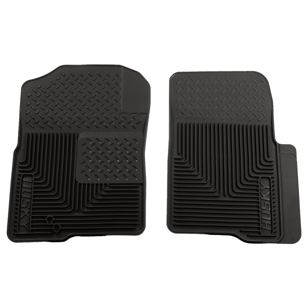 Husky Liners 51231 | Husky Liners Front Floor Mats, Fits 03-14 FORD F150 TRUCKS AND MULTI-FIT UNIVERSAL FOR OTHERS FLOOR MATS BLACK