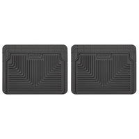 Husky Liners 52021 | Husky Liners 2nd Or 3rd Seat Floor Mats, Fits MISC. REAR FLOOR MATS RM BLK