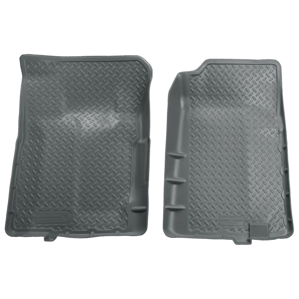 Husky Liners 31102 | Husky Liners Front Floor Liners, Fits 88-00 CK/92-94 TAHOE/BLAZER/92-97 YUKON/92-95 SUBURBAN/95-99 2DR TAHOE/GREY FRONT SEAT FLOOR LINER