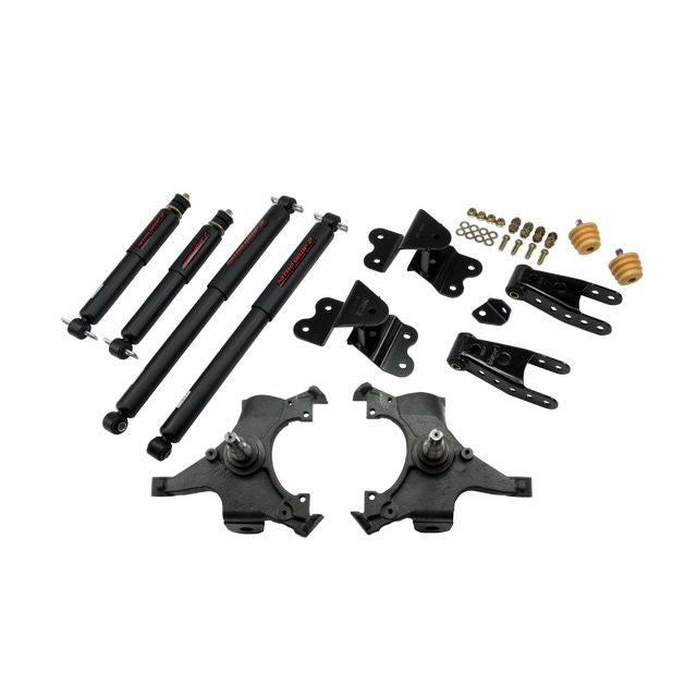 BELLTECH 685ND LOWERING KITS  Front And Rear Complete Kit W/ Nitro Drop 2 Shocks 1992-1998 Chevrolet Silverado/Sierra C1500 (Std Cab ext 454 SS) 2 in. F/4 in. R drop W/ Nitro Drop II Shocks