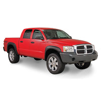 Bushwacker 51908-02 Black Extend-A-Fender Style Smooth Finish 4-Piece Fender Flare Set for 2005-2010 Dodge Dakota