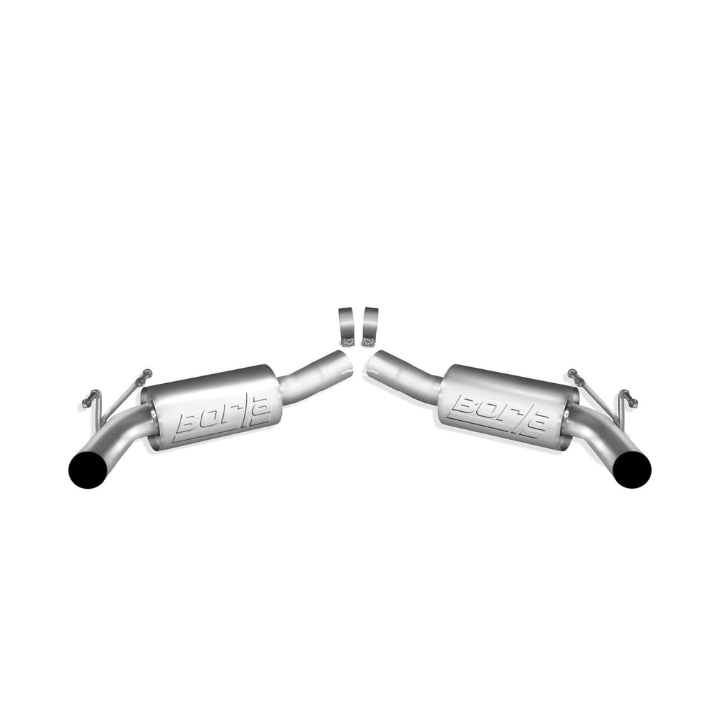 Borla 11801 | Borla S-Type Axle-Back Exhaust System for 2010-2013 Chevrolet Camaro SS 6.2L V8 Automatic/ Manual Rear Wheel Drive 2-Door Coupe; Convertible w/Ground Effects Package (GFX).