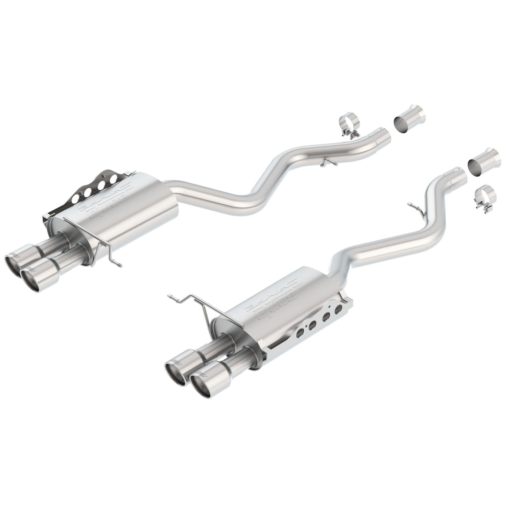 Borla 11764 | Borla S-Type Axle-Back Exhaust System for 2008-2013 BMW E92 M3 Coupe 4.0L V8 Automatic; Manual Transmission; Rear Wheel Drive 2 Door.