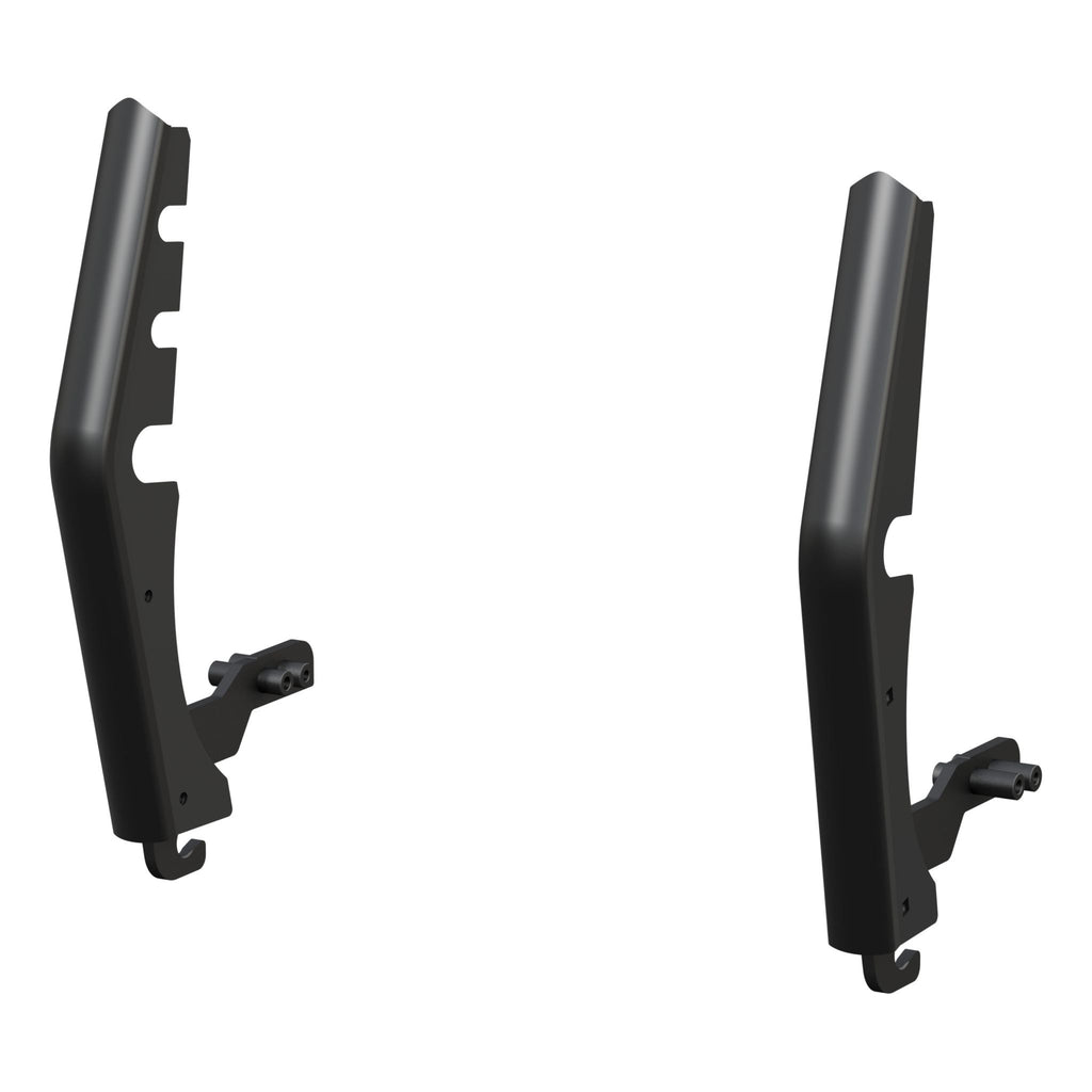 Black Steel 2" Tubular Grille Guard Upright Package