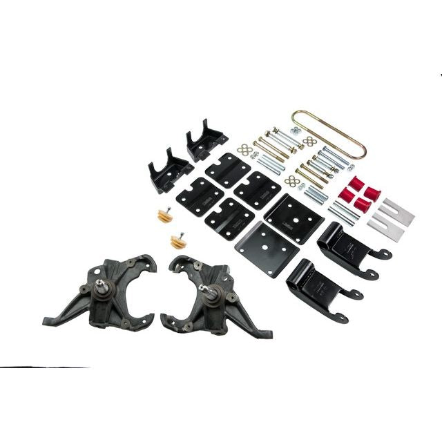 BELLTECH 768 LOWERING KITS  Front And Rear Complete Kit W/O Shocks 1995-2002 Chevrolet Astro/Safari (2WD w/ Factory Steel Leaf) 2 in. F/3.5 in. R drop W/O Shocks