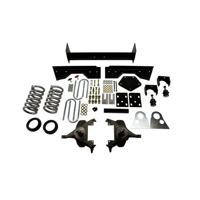 BELLTECH 821 LOWERING KITS  Front And Rear Complete Kit W/O Shocks 1994-1999 Dodge Ram 1500 (Ext Cab V8 Auto Trans Only) 4 in. or 5 in. F/6 in. R drop W/O Shocks