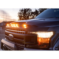 Auto Ventshade 753079-202 Aeroskin LightShield Color Hood Protector Black for 2016-2018 Toyota Tacoma