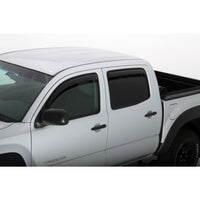 Auto Ventshade 194056 In-Channel Ventvisor Side Window Deflector 4-Piece Set For 2005-2015 Toyota Tacoma Crew Cab