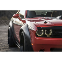 Auto Ventshade 850250 Black Fender Flare Kit 4-Piece for 2007-2020 Dodge Challenger
