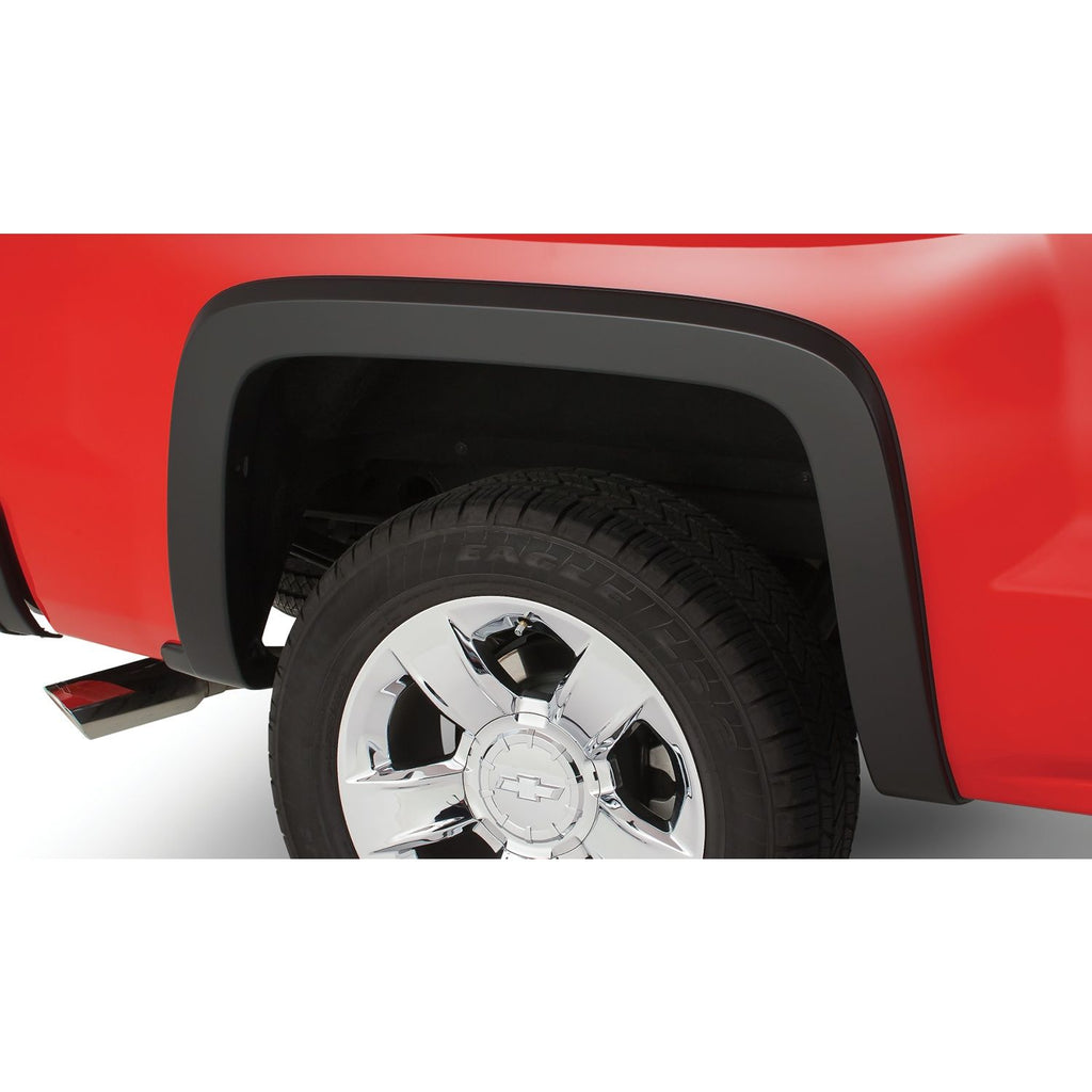 Bushwacker 40064-02 Black OE-Style Smooth Finish Rear Fender Flares for 2007-2014 Chevrolet Tahoe; 2007-2011 Yukon; Excludes LTZ/Denali