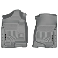 Husky Liners 18202 | Husky Liners Front Floor Liners, Fits 07-13 SILVERADO/SIERRA 1500/07-14 SILVERADO/SIERRA 2500/3500 EXT/CREW CAB FRONT FLOOR LINERS GREY