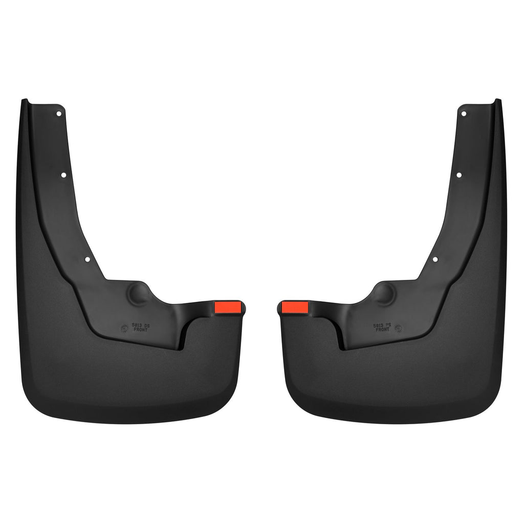 Husky Liners 58131 | Husky Liners Front Mud Guards, Fits 19-C RAM 1500 VEHICLE HAS RAM OEM FENDER FLARES BLACK FRONT WHEEL MUD GUARDS