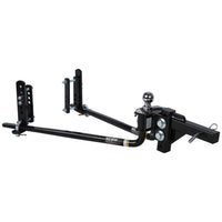 e2 10K round-bar WD hitch with built-in sway control. 2-5/16'' ball installed.