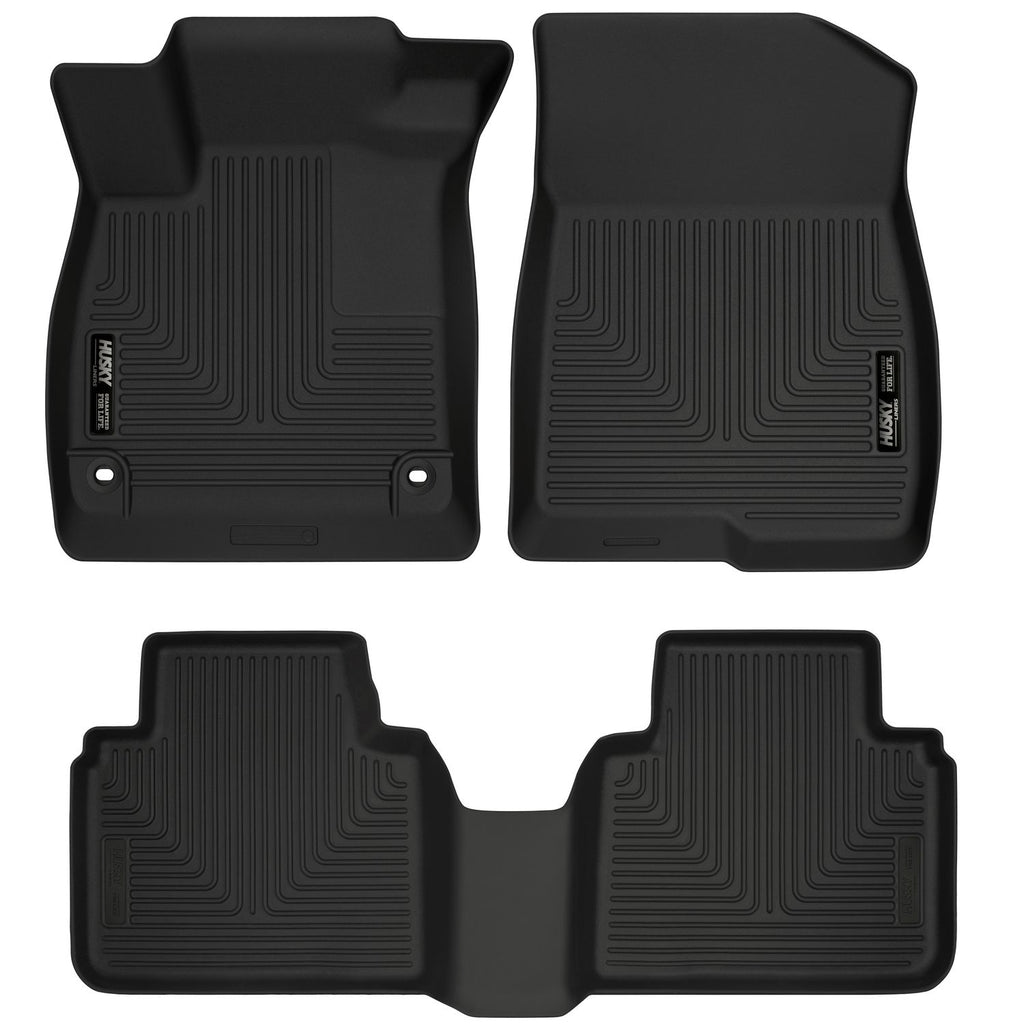 Husky Liners 95741 | Husky Liners Front & 2nd Seat Floor Liners, Fits 18-C ACCORD BLACK FRONT & 2ND SEAT FLOOR LINERS