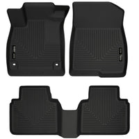 Husky Liners 95741 | Husky Liners Front & 2nd Seat Floor Liners, Fits 18-C ACCORD BLACK FRONT & 2ND SEAT FLOOR LINERS