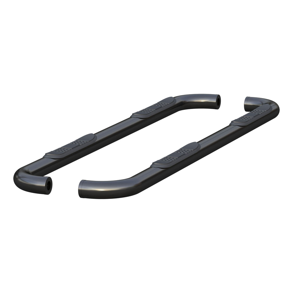 3" Round Black Stainless Side Bars Select Ram 1500