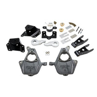 BELLTECH 661 LOWERING KITS  Front And Rear Complete Kit W/O Shocks 2005-2006 Chevrolet Silverado/Sierra (Ext Cab w/ Factory Front Torsion bar) 3 in. or 4 in. F/4 in. R drop W/O Shocks