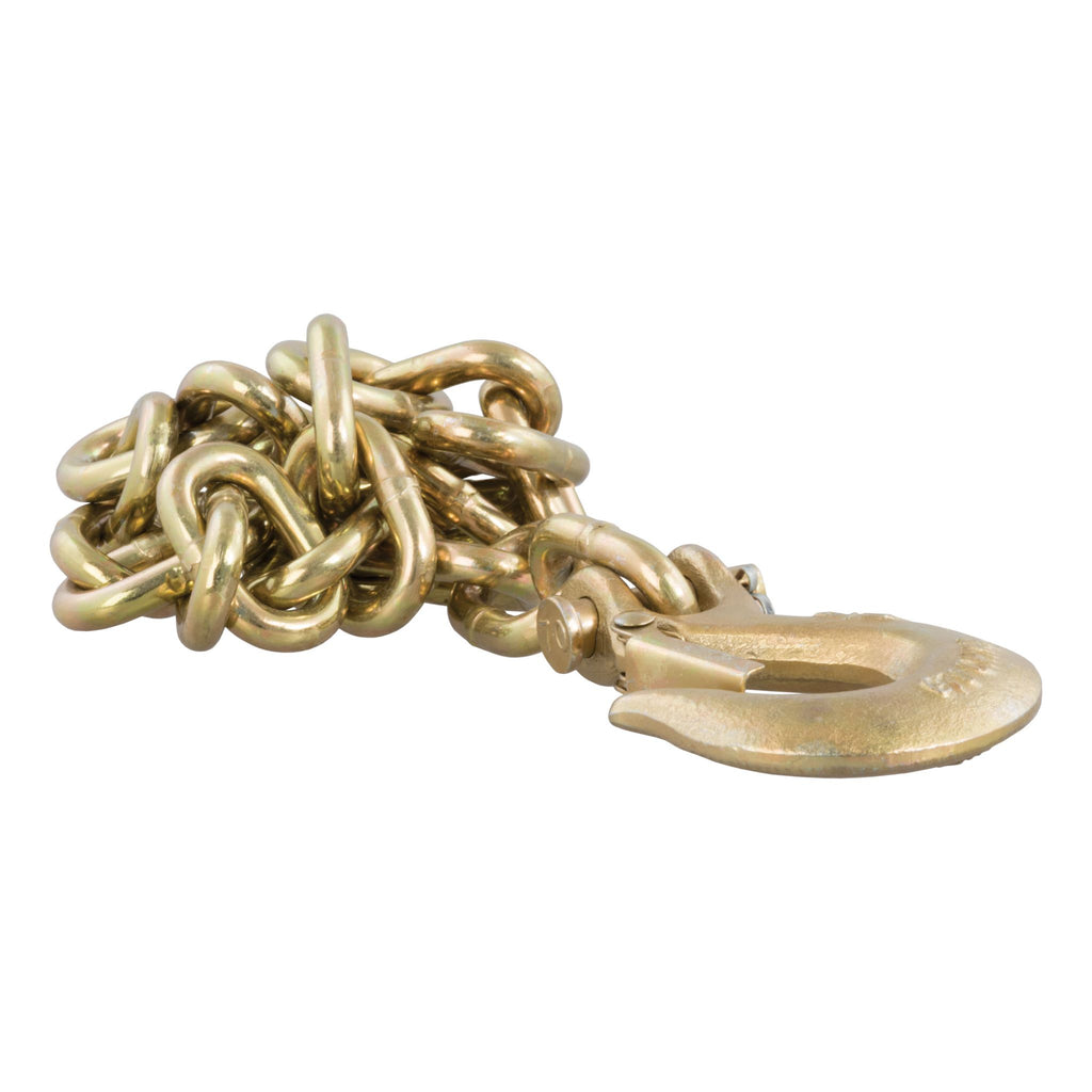 35" Safety Chain with 1 Clevis Hook (18800 lbs Yellow Zinc)