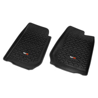 Rugged Ridge 12920.02 | Floor Liners, Front, Black, RHD; 07-16 Jeep Wrangler/JKU