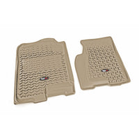Rugged Ridge 83901.03 | Floor Liner, Front; Tan, 2009-2017 Chevrolet / GMC / Buick  / Saturn Traverse, 07-20 Acadia, 08-17 Enclave, 07-10 Outlook