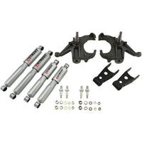 BELLTECH 706SP LOWERING KITS  Front And Rear Complete Kit W/ Street Performance Shocks 1973-1987 Chevrolet C10 (1 1/4 in. Rotor) 3 in. F/4 in. R drop W/ Street Performance Shocks