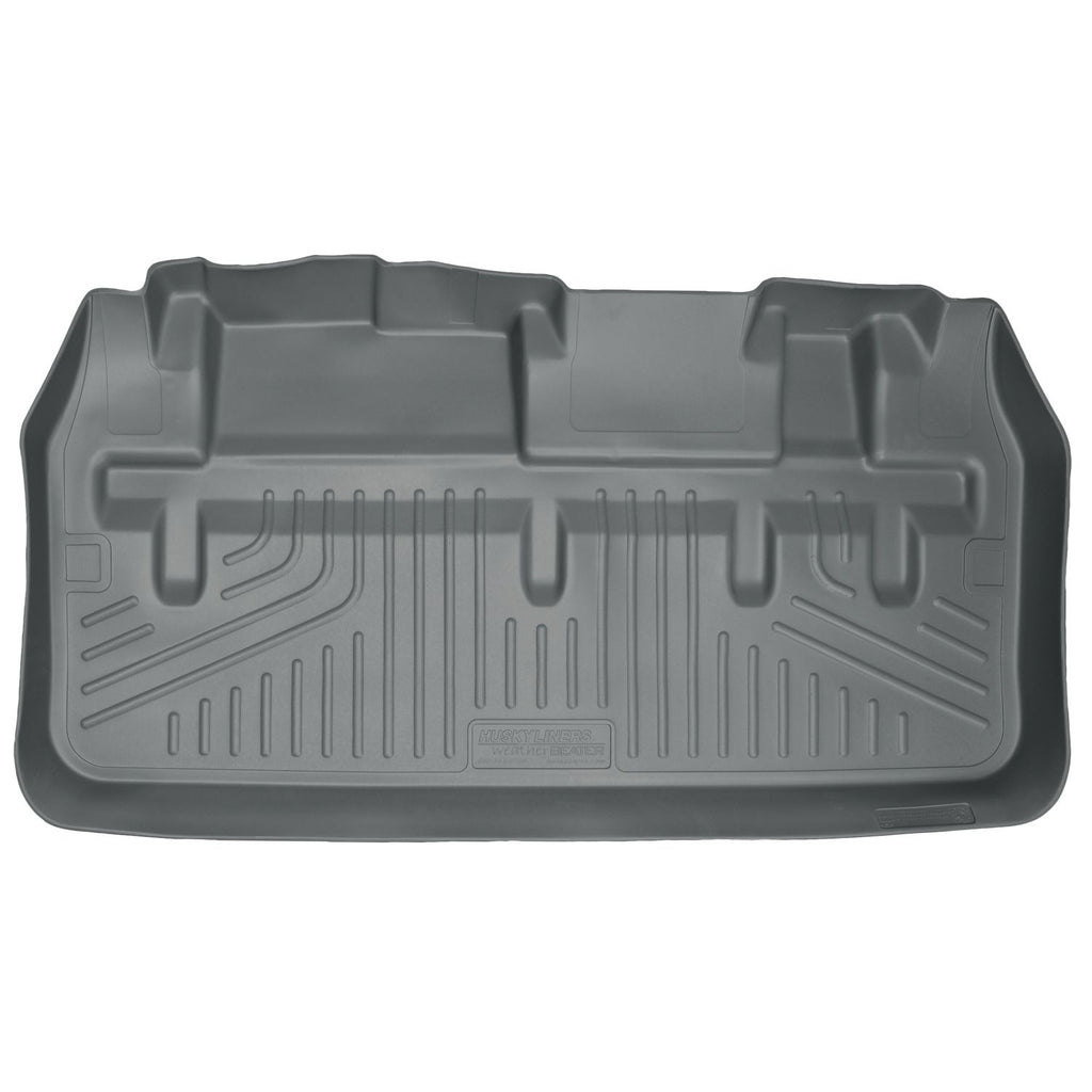 Husky Liners 44042 | Husky Liners Cargo Liner, Fits 11-C SIENNA (W/O POWER FOLDING 3RD ROW SEATS) WEATHERBEATER REAR CARGO LINER GREY