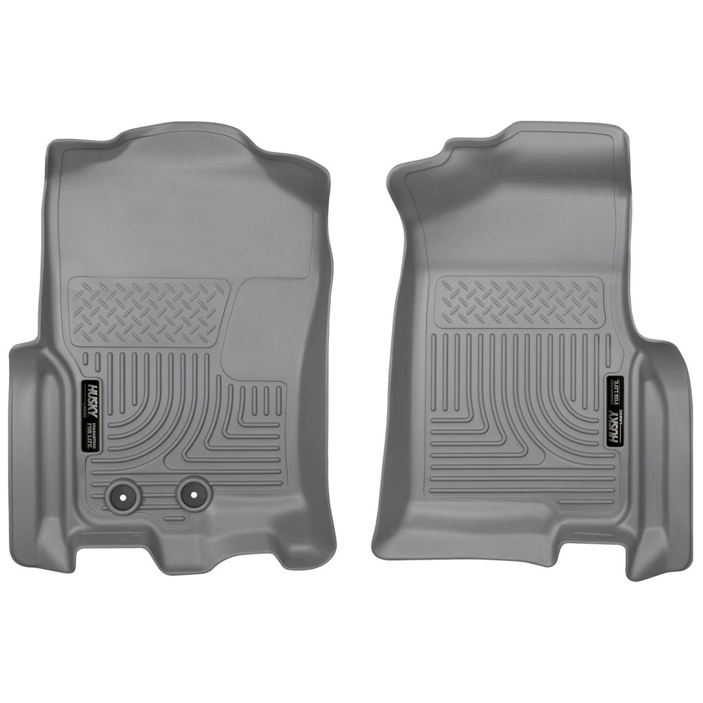 Husky Liners 18372 | Husky Liners Front Floor Liners, Fits 12-17 EXPEDITION,NAVIGATOR FRONT FLOOR LINERS WEATHERBEATER SERIES GREY