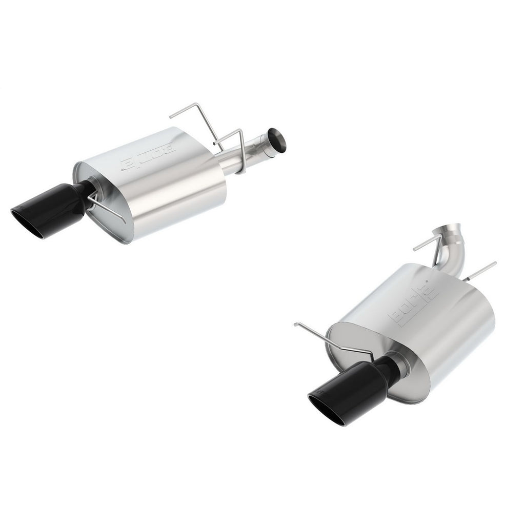 Borla 11836BC | Borla Touring Axle-Back Exhaust System for 2013-2014 Ford Mustang GT/ 2013-2014 Boss 302 - 5.0L V8 Automatic; Manual Transmission; Rear Wheel Drive 2-Door Coupe; Convertible.