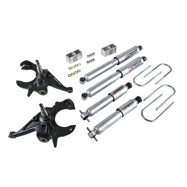 BELLTECH 613SP LOWERING KITS  Front And Rear Complete Kit W/ Street Performance Shocks 1982-2004 Chevrolet S10/S15 Pickup 4&6 cyl. (Ext Cab) 2 in. F/2 in. R drop W/ Street Performance Shocks
