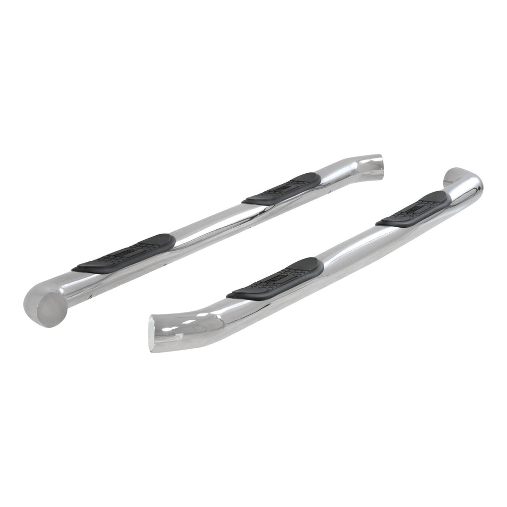 3" Round Polished Stainless Side Bars Select Silverado Sierra 1500 2500 3500