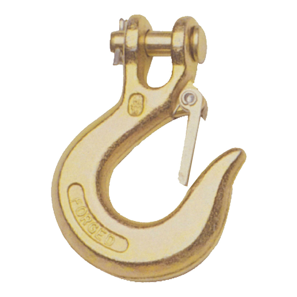 1/4" Safety Latch Clevis Hook (7800 lbs 1/4" Pin)