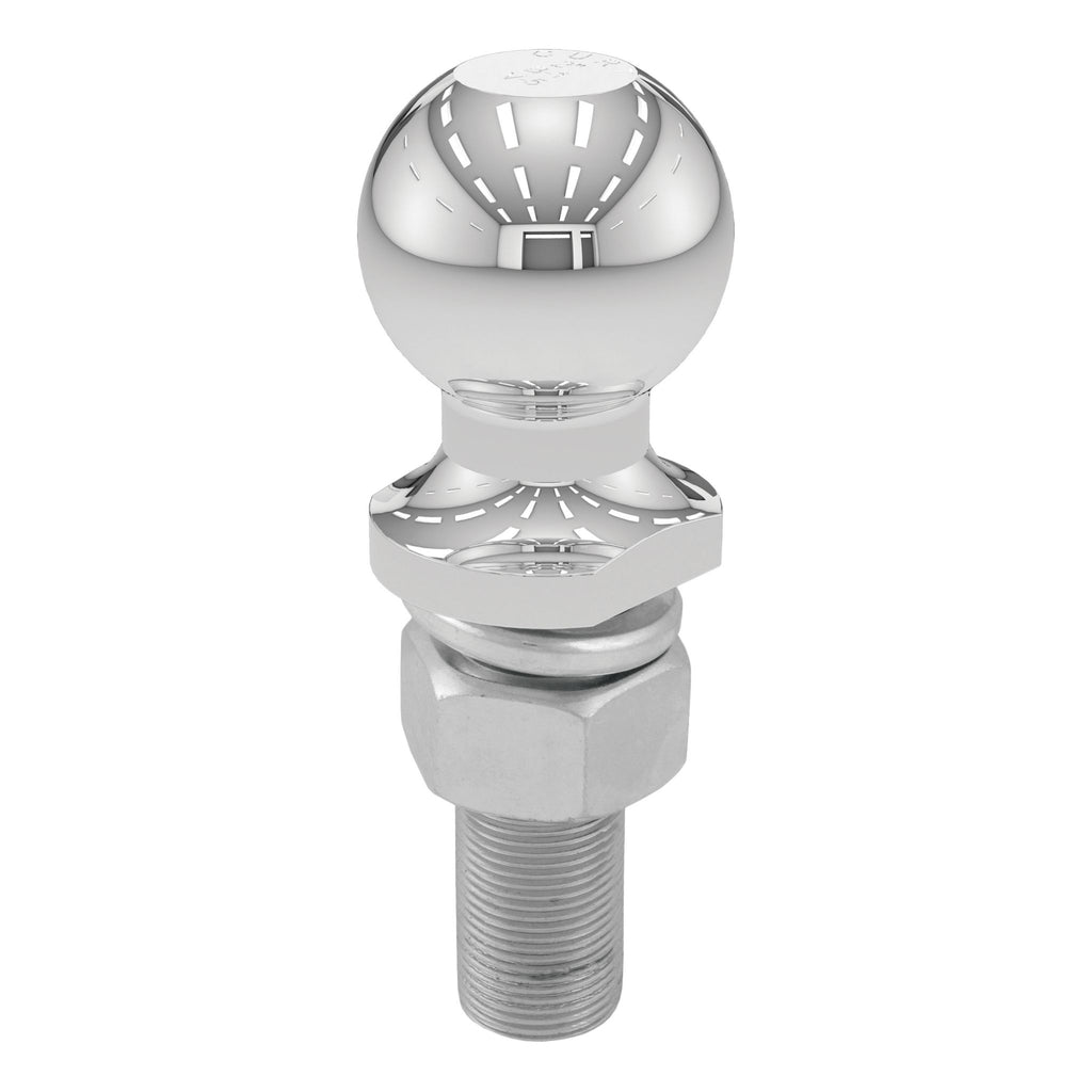 2" Trailer Ball (1" x 3" Shank 6000 lbs. Chrome)