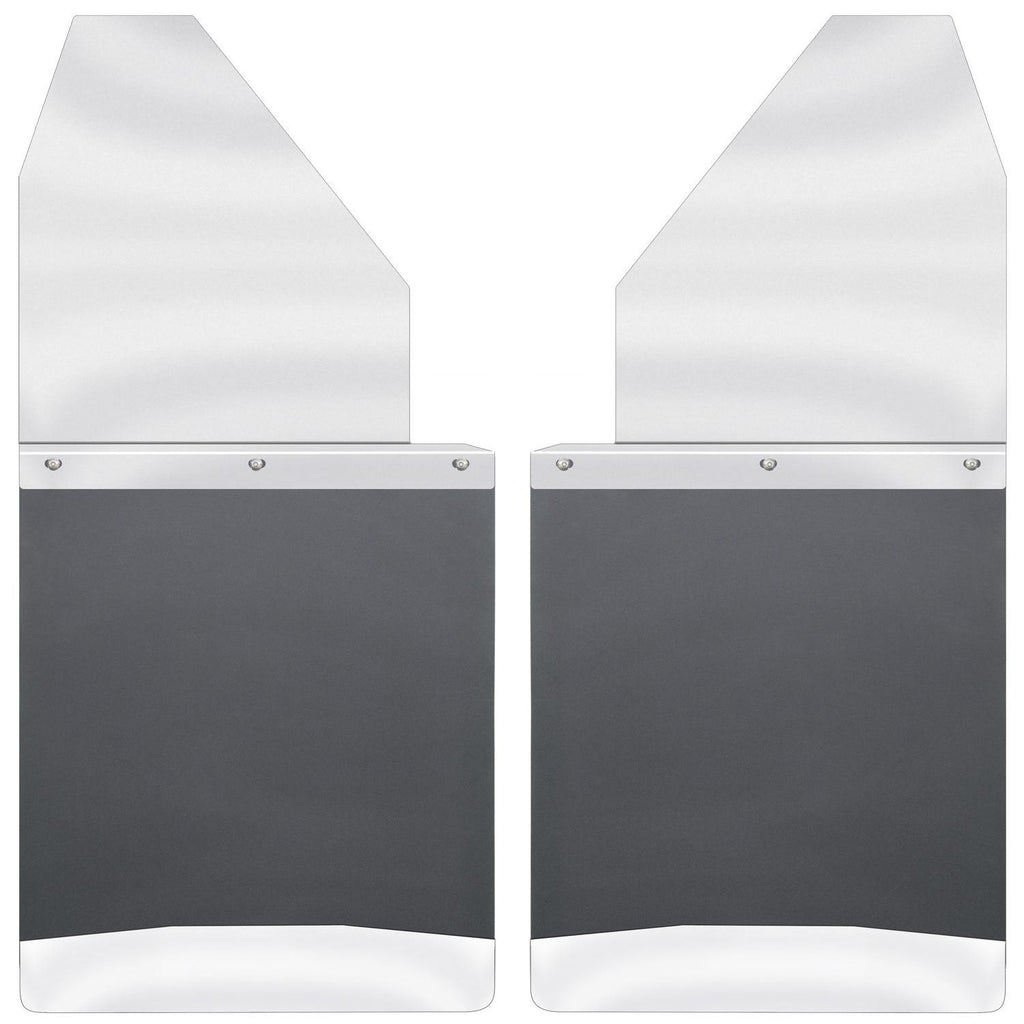 Husky Liners 17113 | Husky Liners Kick Back Mud Flaps 14 Wide - Stainless Steel Top and Weight, Fits KICK BACK MUD FLAPS 14IN WIDE  - STAINLESS STEEL TOP AND WEIGHT